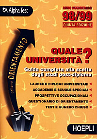 Quale università? '98-'99 Quale università? '98-'99