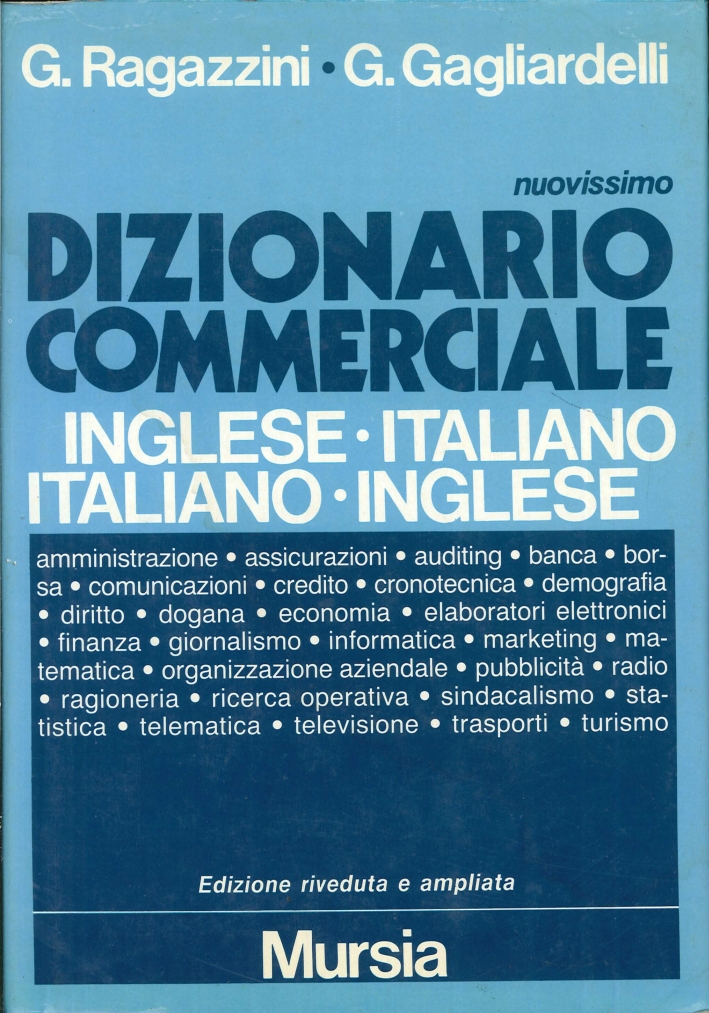 Nuovissimo dizionario commerciale inglese-italiano, italiano-inglese Nuovissimo dizionario commerciale inglese-italiano, italiano-inglese