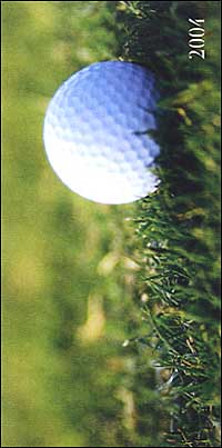 Golf. Agenda settimanale 2004 orizzontale Golf. Agenda settimanale 2004 orizzontale