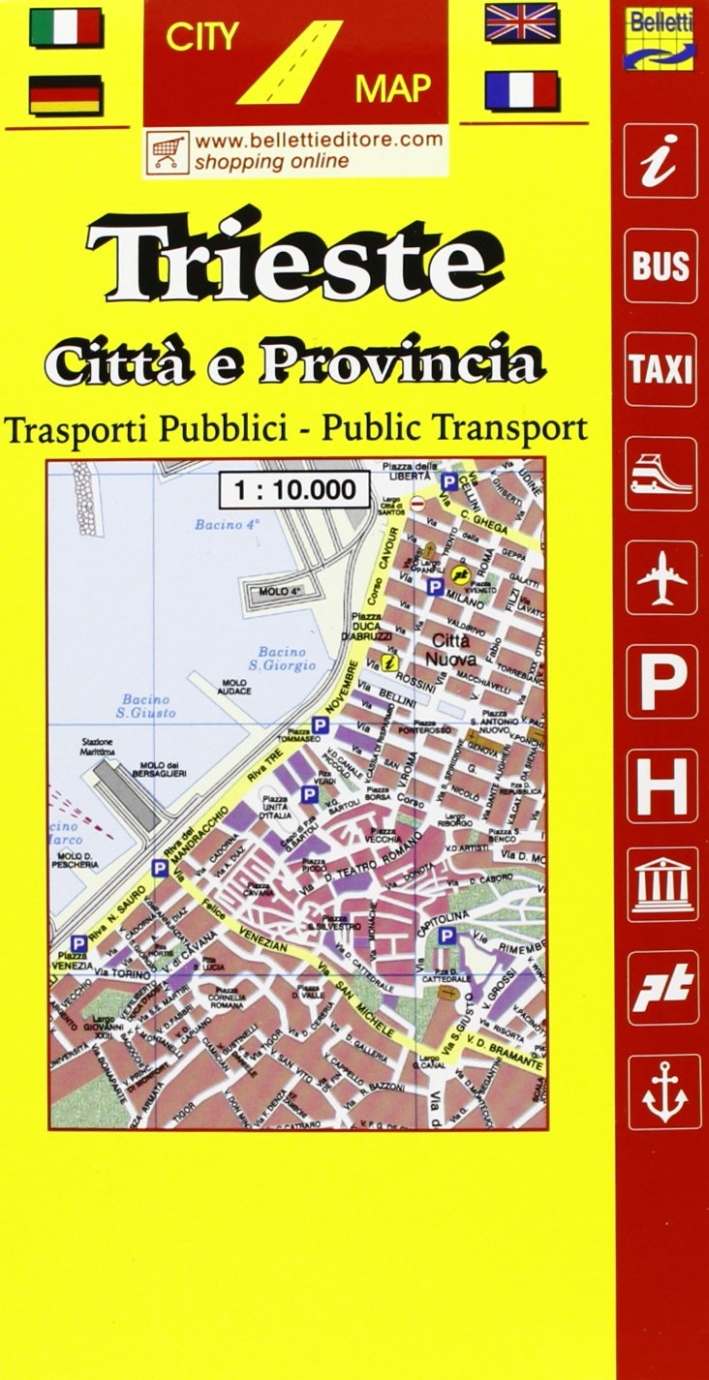 Trieste 1:10.000. Con guida turistica Trieste 1:10.000. Con guida turistica