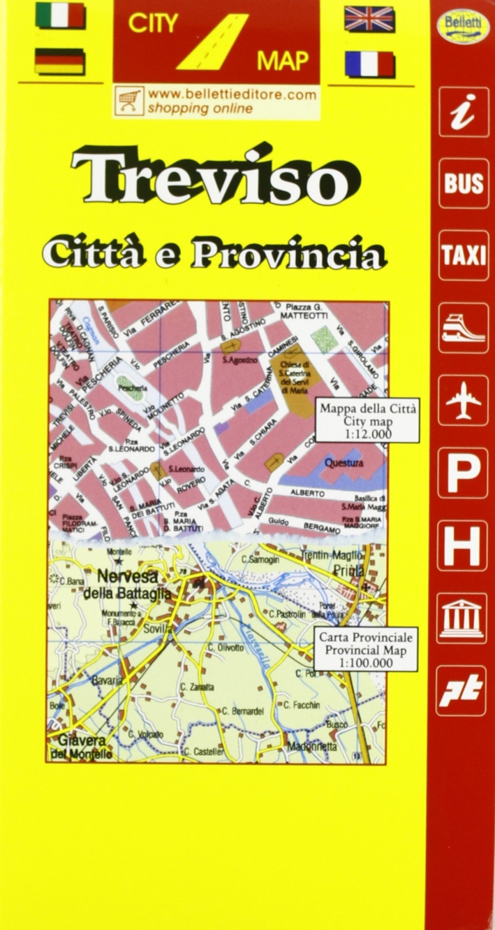 Treviso 1:10.000. Con guida turistica Treviso 1:10.000. Con guida turistica