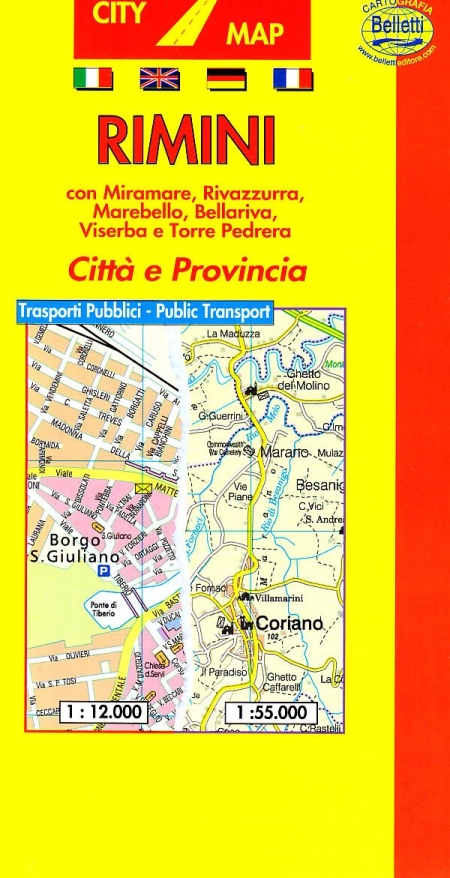 Rimini 1:10.000. Con guida turistica Rimini 1:10.000. Con guida turistica