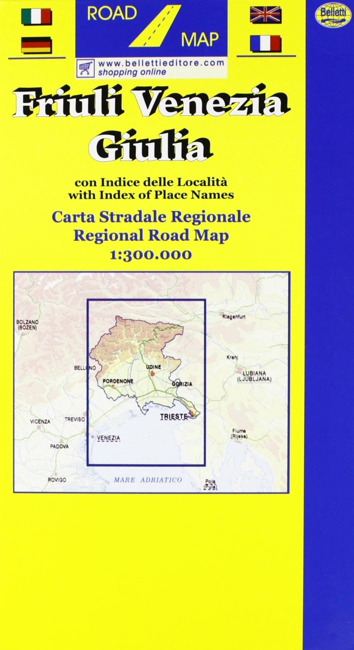 Friuli Venezia Giulia 1:250.000 (72x63) Friuli Venezia Giulia 1:250.000 (72x63)