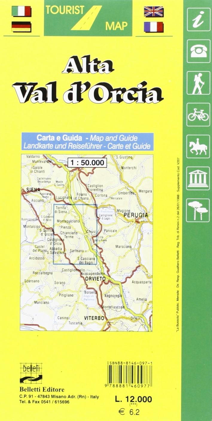 Alta val d'Orcia 1:50.000 Alta val d'Orcia 1:50.000