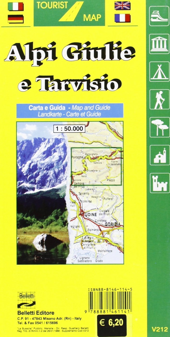Alpi Giulie. Tarvisio 1:50.000 Alpi Giulie. Tarvisio 1:50.000
