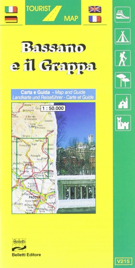 Bassano. Il Grappa 1:50.000. Con guida turistica Bassano. Il Grappa 1:50.000. Con guida turistica