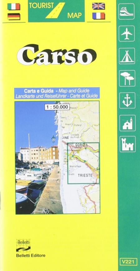 Carso 1:50.000. Con guida turistica Carso 1:50.000. Con guida turistica