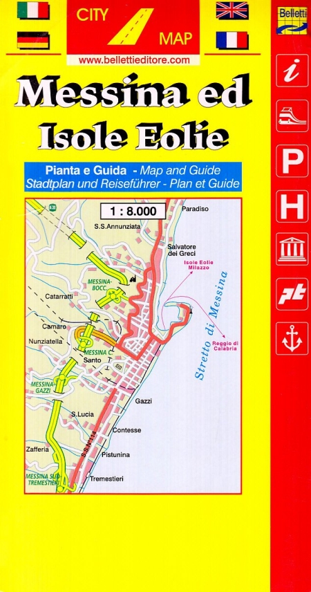 Messina e isole Eolie 1:10.000. Messina e isole Eolie 1:10.000.
