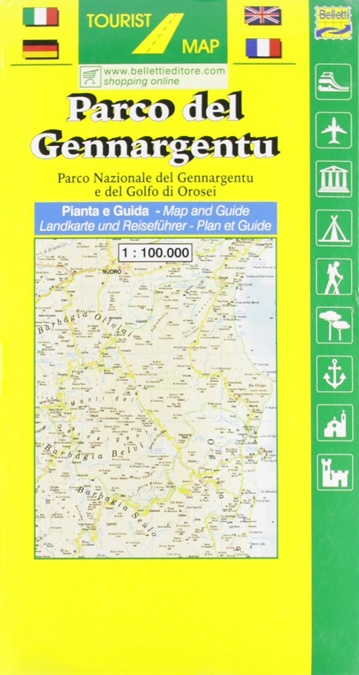 Parco del Gennargentu 1:100.000. Parco del Gennargentu 1:100.000.