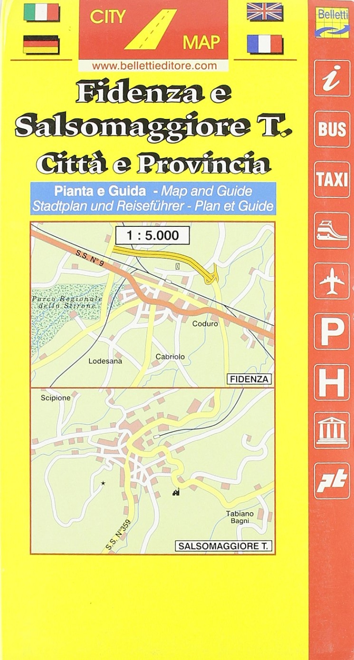 Fidenza e Salsomaggiore Terme città e provincia 1:5.000 Fidenza e Salsomaggiore Terme città e provincia 1:5.000