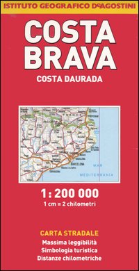 Costa Brava, Costa Daurada 1:200.000 Costa Brava, Costa Daurada 1:200.000