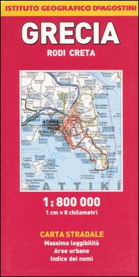Grecia. Rodi, Creta 1:800.000 Grecia. Rodi, Creta 1:800.000