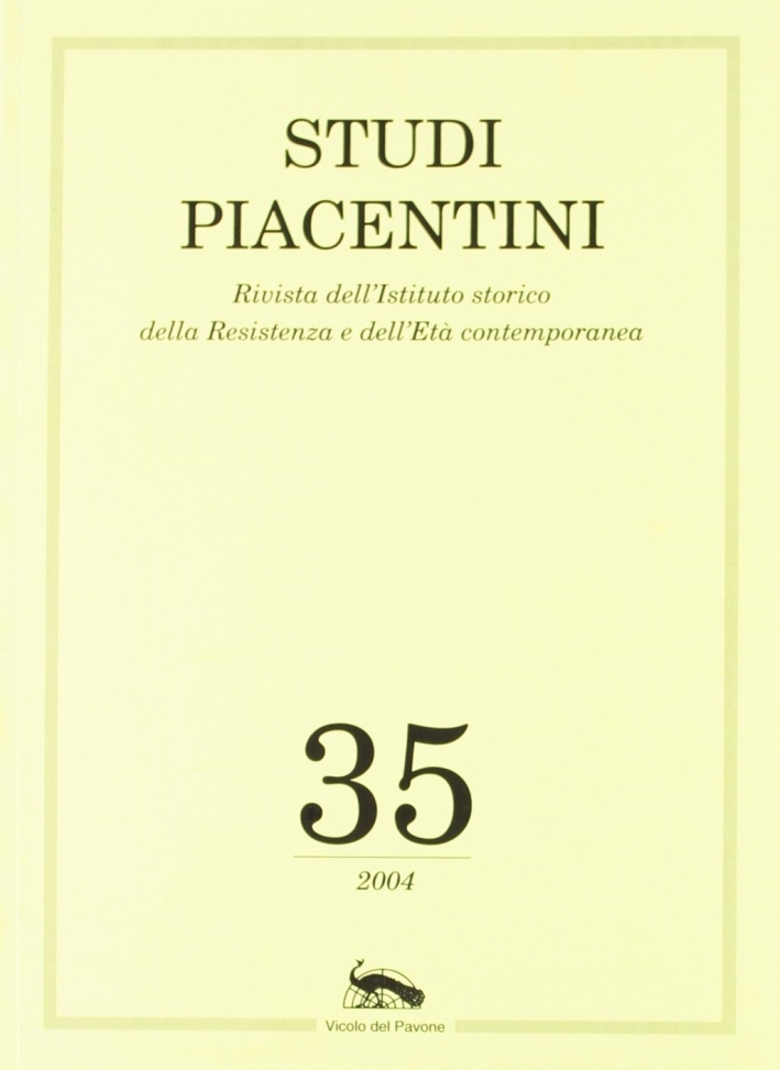 Studi Piacentini. Vol. 35 Studi Piacentini. Vol. 35
