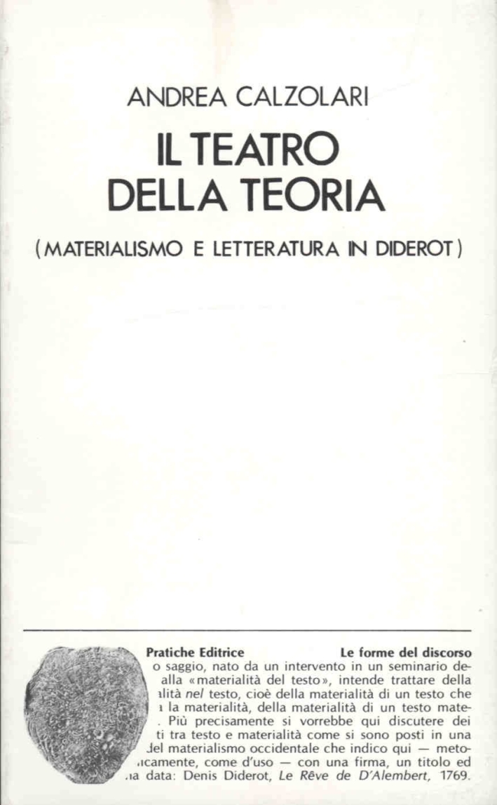 Il teatro della teoria. Materialismo e letteratura in Diderot