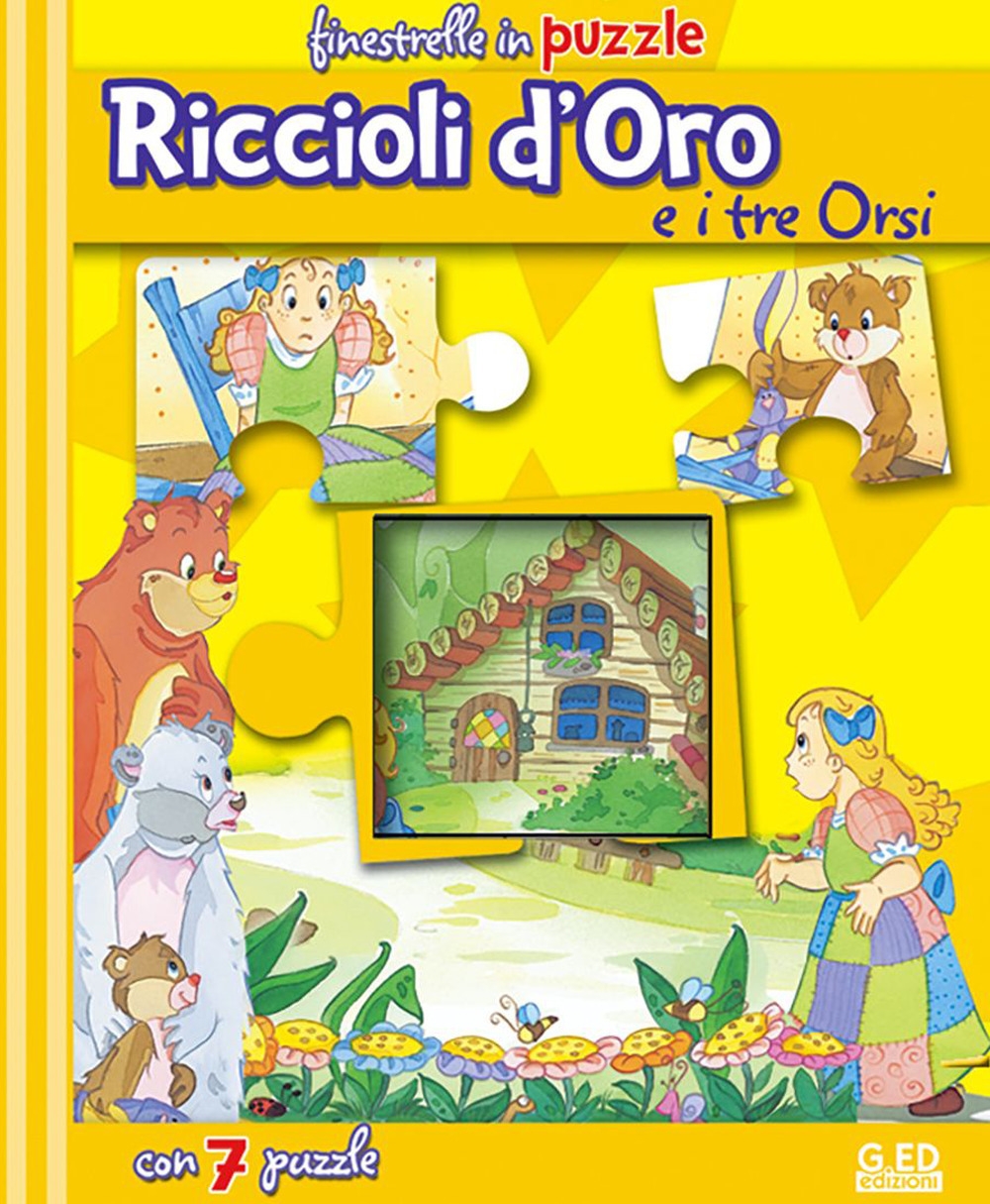Riccioli d'oro e i tre orsi. Libro puzzle Riccioli d'oro e i tre orsi. Libro puzzle