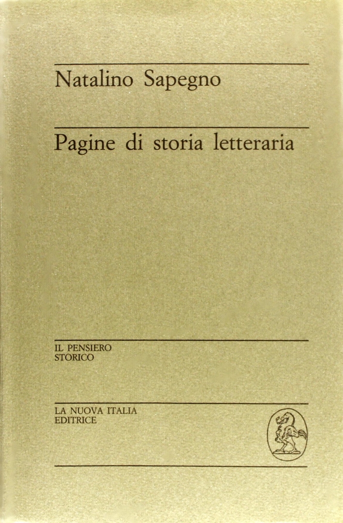 Pagine di storia letteraria. Pagine di storia letteraria.