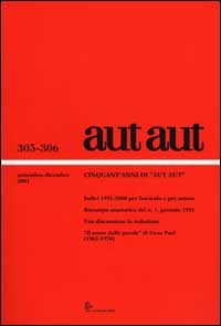 Aut aut (305-306) Aut aut (305-306)