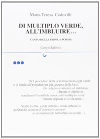 Di multiplo verde, all'imbluire...canto della parola-poesia