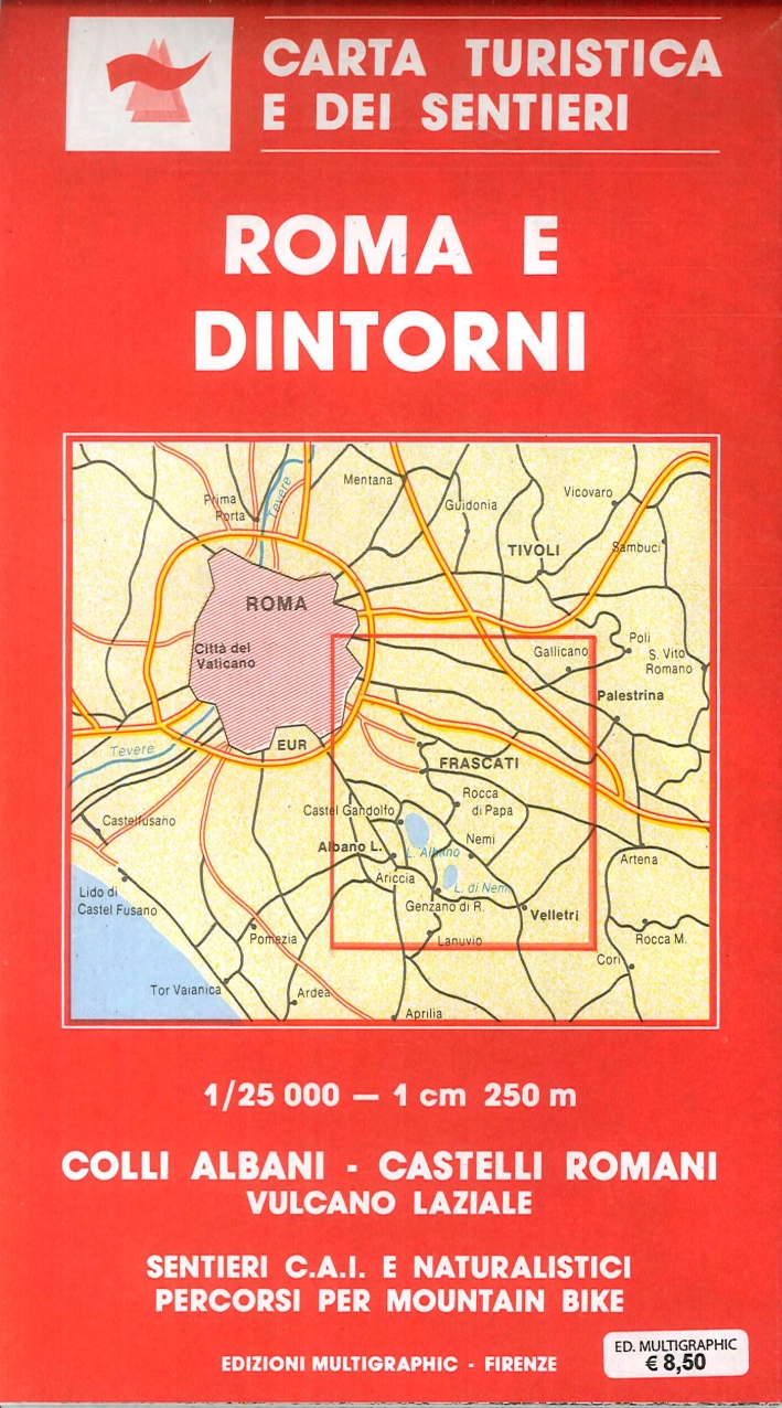 Roma e Dintorni. Scala 1:25.000. 501 Roma e Dintorni. Scala 1:25.000. 501