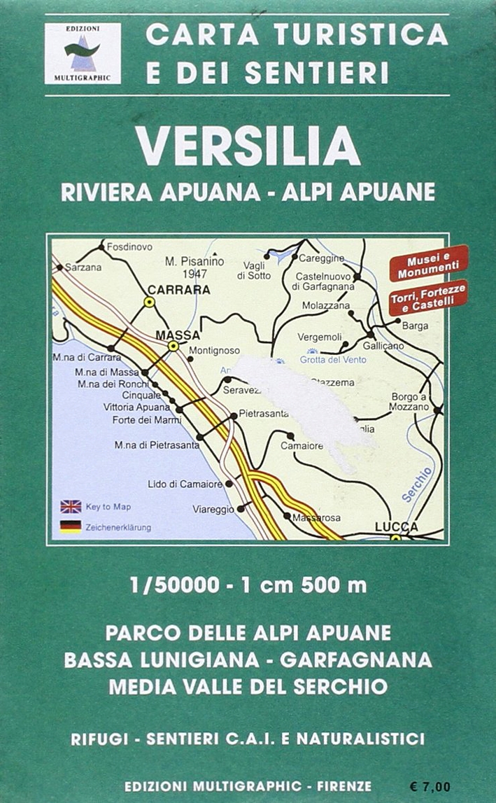 Versilia e Parco delle Alpi Apuane. Sacala 1:50000. 511 Versilia e Parco delle Alpi Apuane. Sacala 1:50000. 511