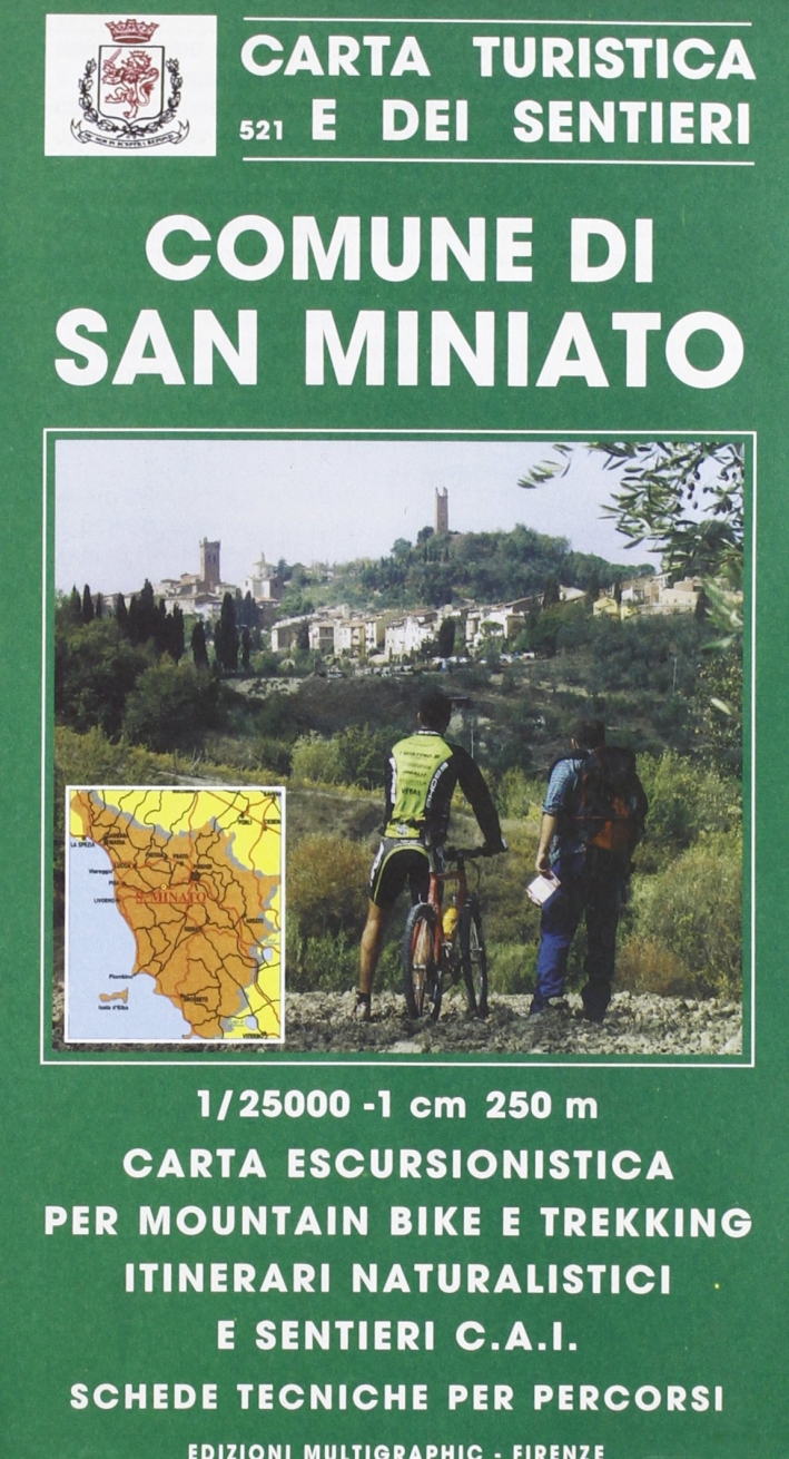 Itinerari nel Verde del Comune di San Miniato. Scala 1:20000. 528 Itinerari nel Verde del Comune di San Miniato. Scala 1:20000. 528