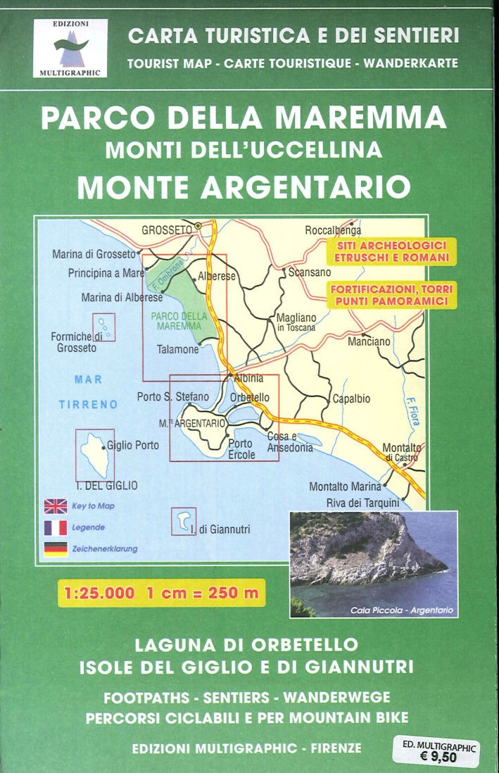 Parco Maremma. Monti dell'Uccellina. Monte argentario. 1: 25.000. 504 Parco Maremma. Monti dell'Uccellina. Monte argentario. 1: 25.000. 504