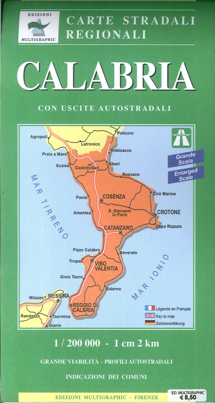 Calabria. 1:200.000. 469 Calabria. 1:200.000. 469