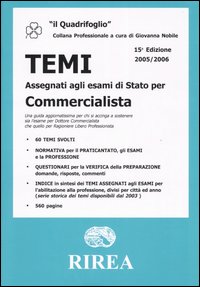 Temi assegnati agli esami di Stato per Commercialista Temi assegnati agli esami di Stato per Commercialista