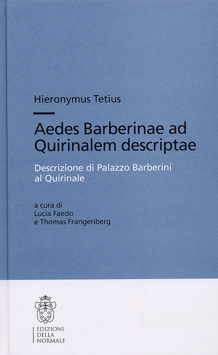 Aedes barberinae ad quirinalem descriptae-Descrizione di palazzo Barberini al Quirinale