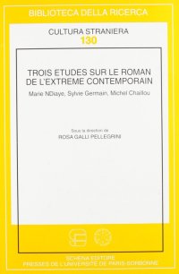Trois études sur le roman de l'extreme contemporain. Marie NDiaye, Sylvie Germain, Michel Chaillou