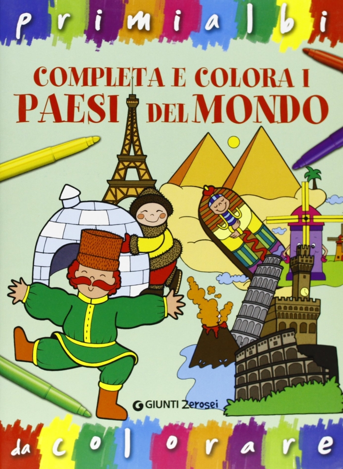 Completa e colora i paesi del mondo Completa e colora i paesi del mondo