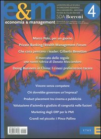 Economia & management. Vol. 4 Economia & management. Vol. 4
