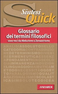 Glossario dei termini filosofici