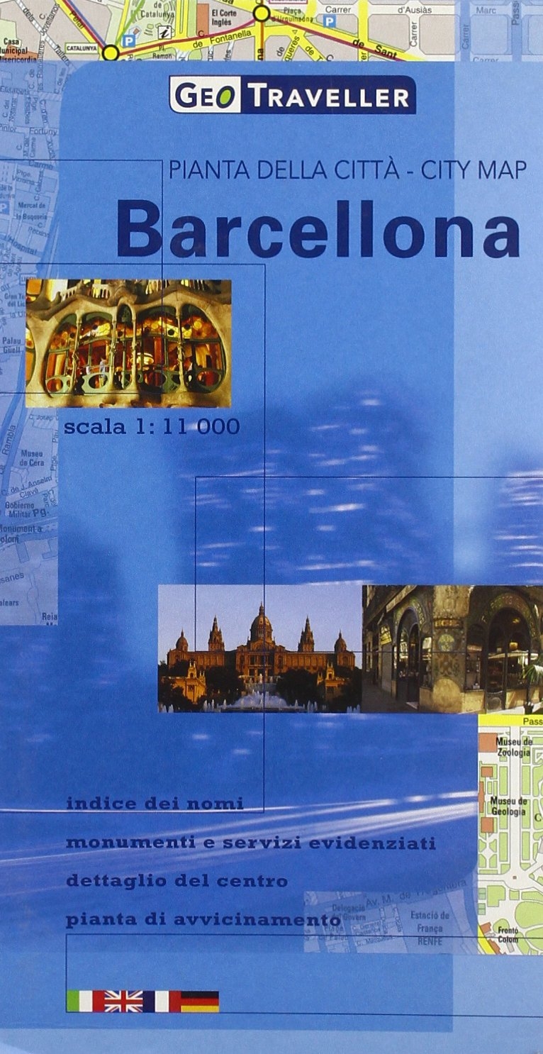 Barcellona. Pianta delle Cittàcity Map 1:11.000 Barcellona. Pianta delle Cittàcity Map 1:11.000