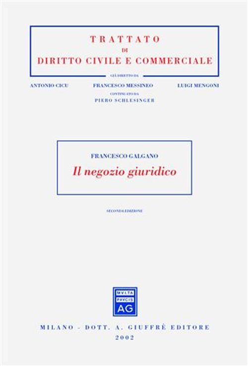 Il negozio giuridico Il negozio giuridico
