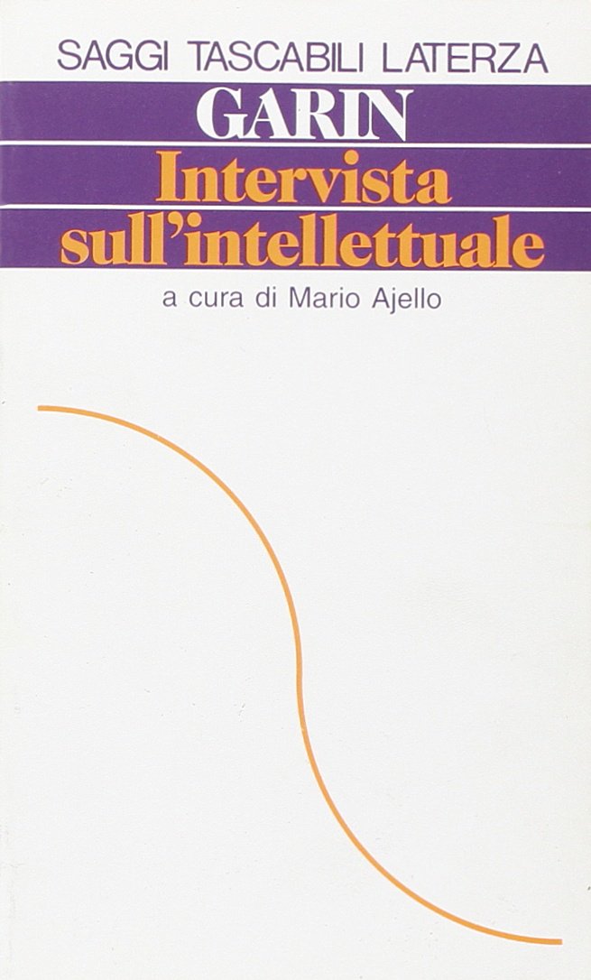 Intervista sull'intellettuale Intervista sull'intellettuale