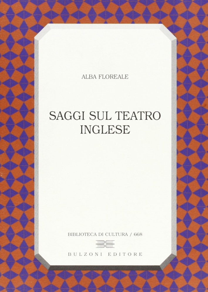 Saggi sul teatro inglese Saggi sul teatro inglese