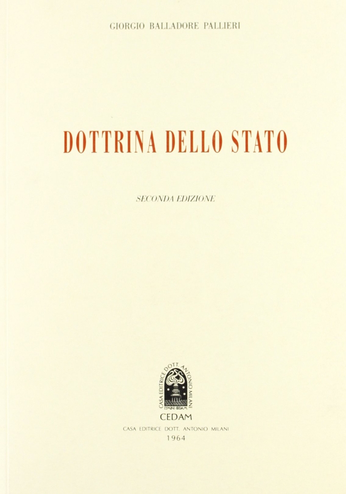 Dottrina dello Stato Dottrina dello Stato