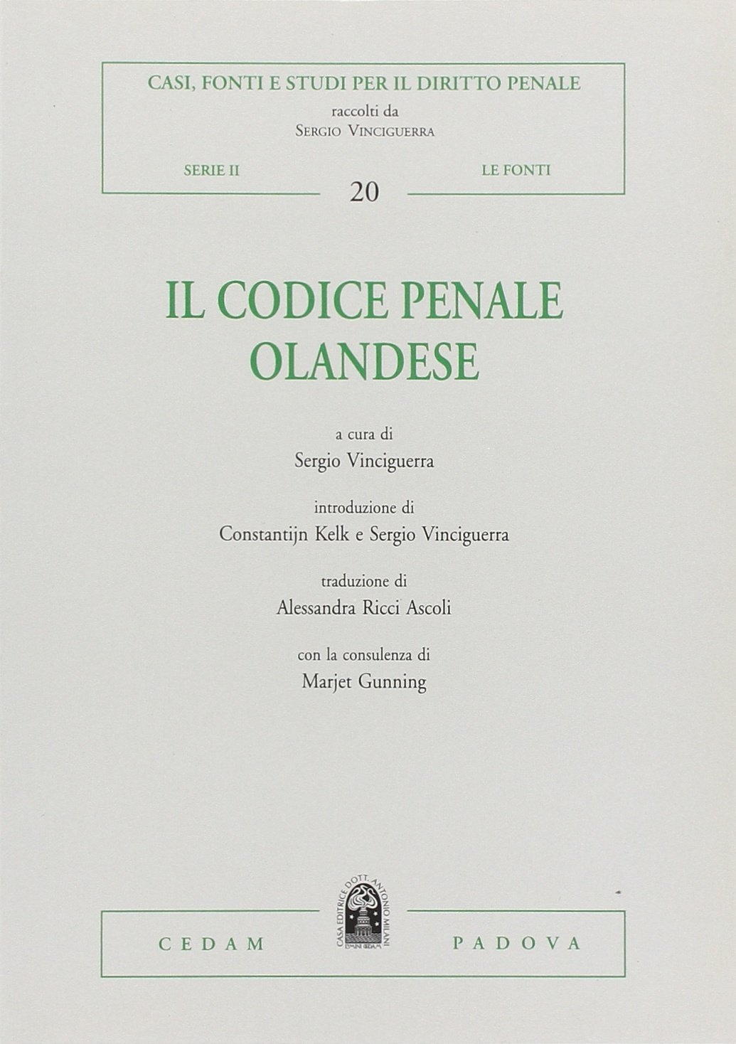 Il codice penale olandese