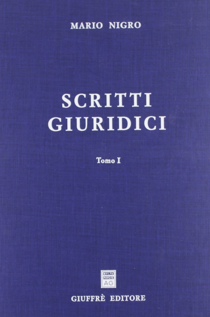 Scritti giuridici Scritti giuridici