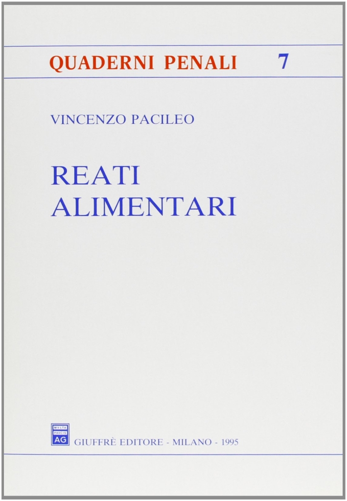 Reati alimentari Reati alimentari