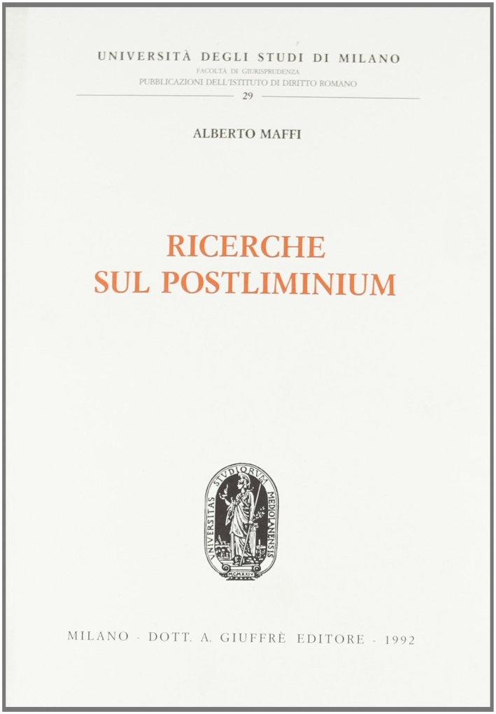 Ricerche sul postliminium Ricerche sul postliminium
