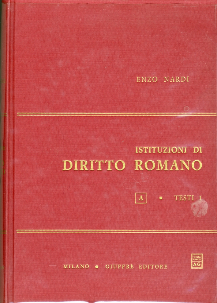 Istituzioni di diritto romano. Vol. 1 Istituzioni di diritto romano. Vol. 1