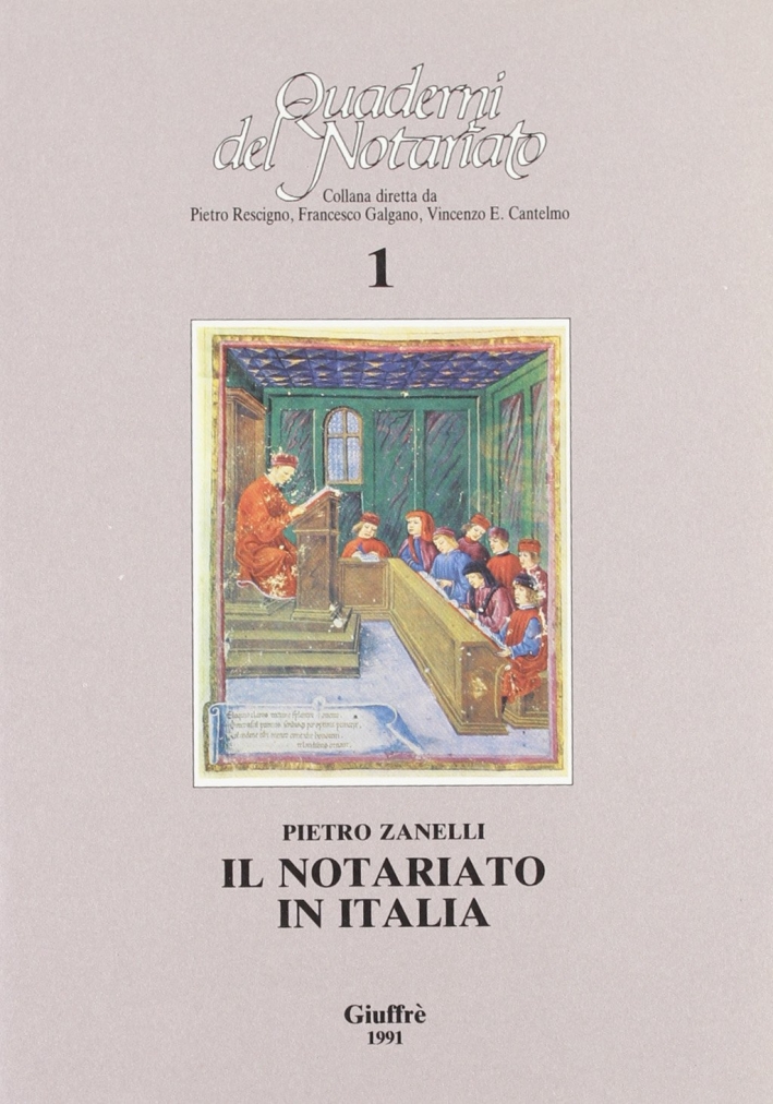 Il notariato in Italia Il notariato in Italia