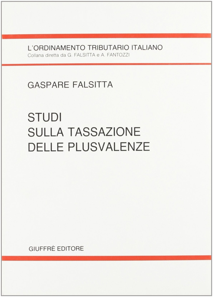 Studi sulla tassazione delle plusvalenze Studi sulla tassazione delle plusvalenze