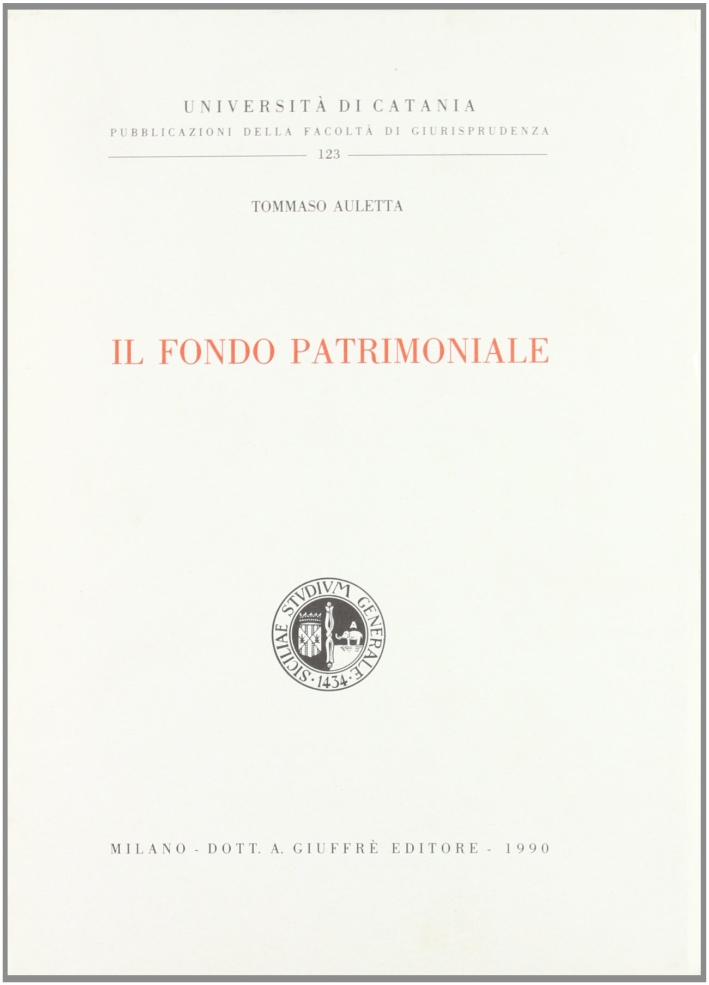 Il fondo patrimoniale Il fondo patrimoniale