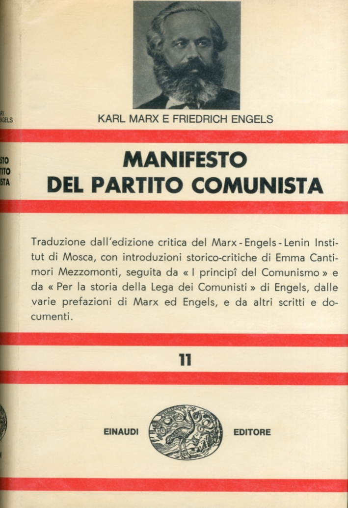 9788806006532 Karl Marx; Friedrich Engels - Il manifesto del Partito  Comunista 