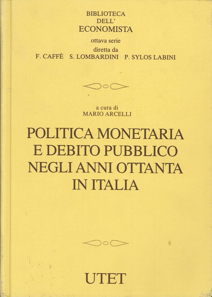 Politica monetaria e debito pubblico. Politica monetaria e debito pubblico.