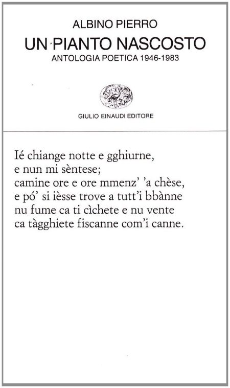 Un pianto nascosto. Antologia poetica 1946-1983. Un pianto nascosto. Antologia poetica 1946-1983.