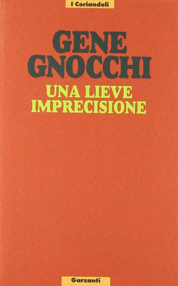 Una lieve imprecisione Una lieve imprecisione